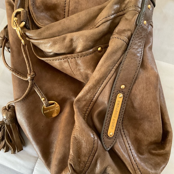 Juicy Couture Brown Leather Hobo Bag - Picture 4 of 6
